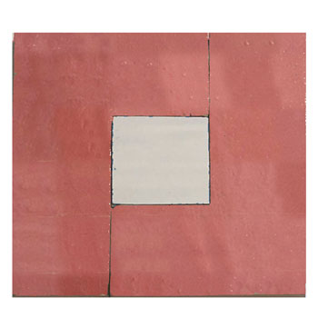 Mosaic House Moroccan tile Midi LXL 21-1 White,   Pink,    solid zellige, mosaic, zellij, field, pattern, glaze, simple, classic 